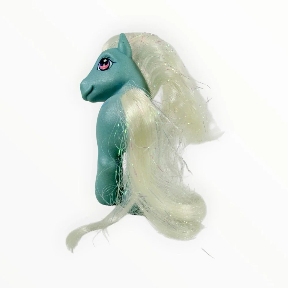 My Little Pony MLP BEE BOP 2002 Pink Harp G3 White Mane and Tail with Tinsel VTG